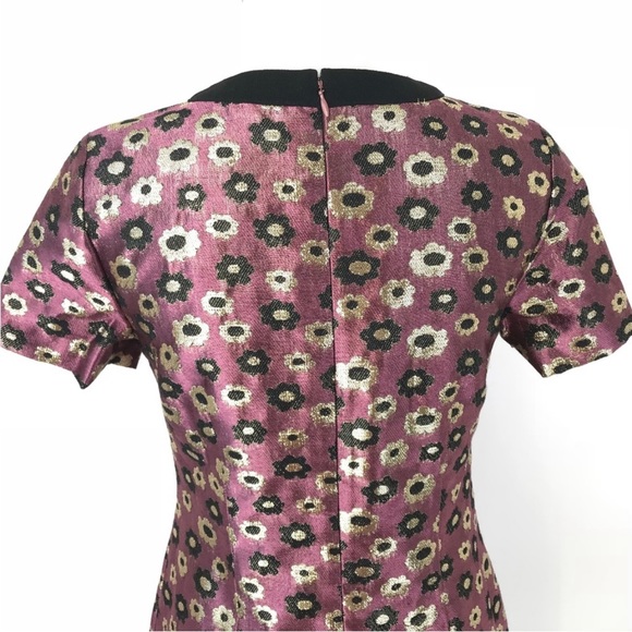 J. CREW Collection Sparkle Floral Printed Shift Dress - Picture 6 of 9